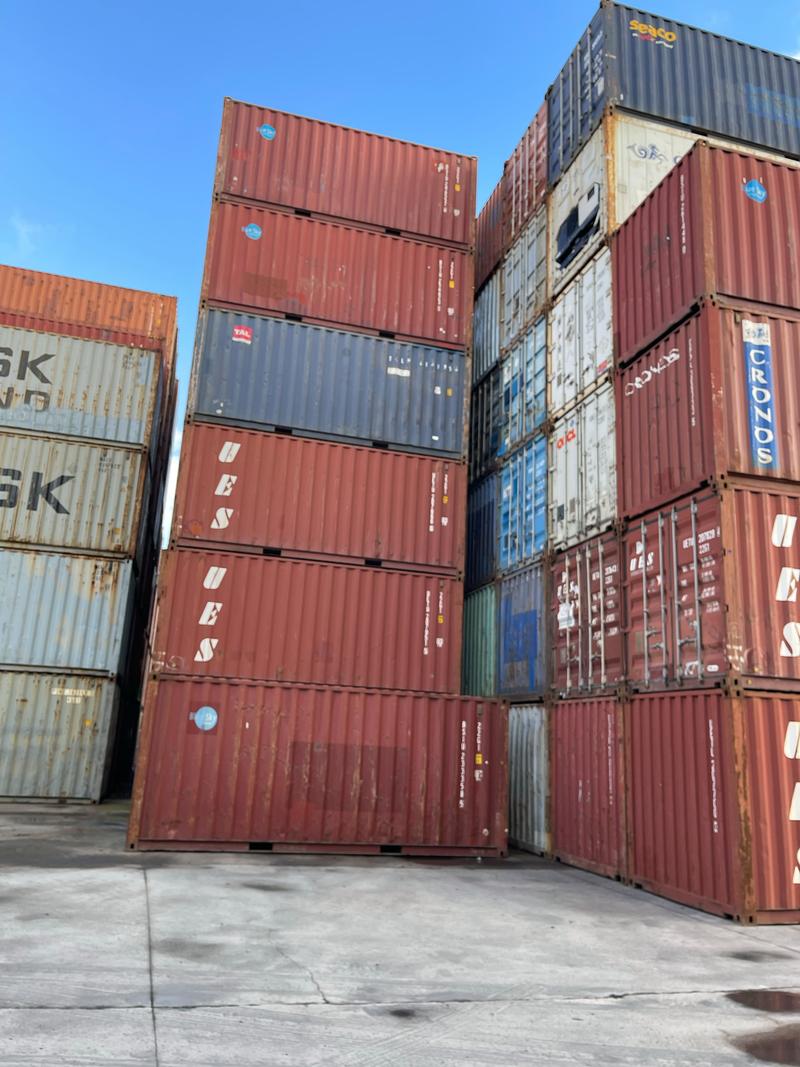 出售二手下線海運集裝箱,出口集裝箱,倉庫箱